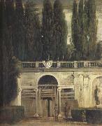 Diego Velazquez Villa Medici in Rome (Facade of the Grotto-Logia) (df01) oil on canvas